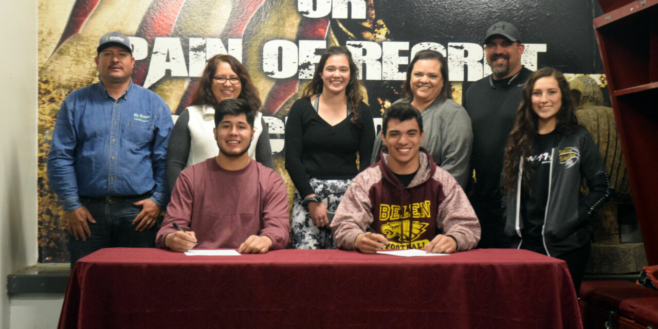 Eastern New Mexico University inks pair of Belen football players