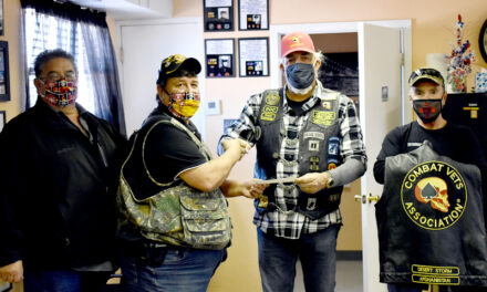 Combat Veterans Motorcycle Association makes donation