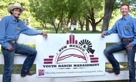 Two youth learn about ranch management at NMSU camp
