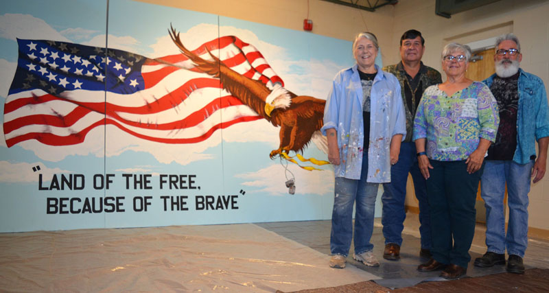 Local Artists Honor Veterans with Mural