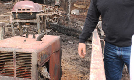 Wildland fire destroys homes, equipment