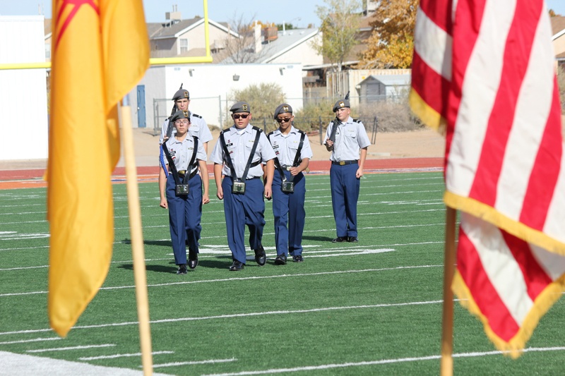 Los Lunas High School JROTC Veterans Day Ceremony