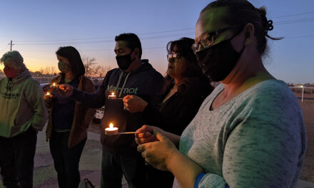 Vigil held for 1-month-old infant who died last month