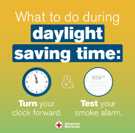 Daylight saving time: Turn your clocks forward and test your smoke alarms