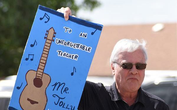 Jolly is celebrated for his long music teaching career