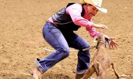 Gifted at goat tying: local competes at college finals