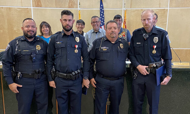 Belen police officers recognized for honorable service on duty
