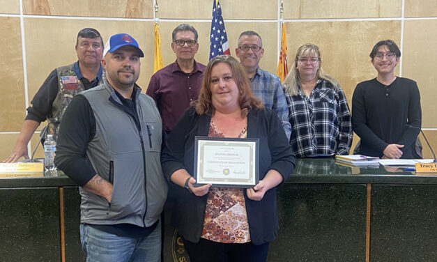 Belen city employee recognized for helping during a medical emergency