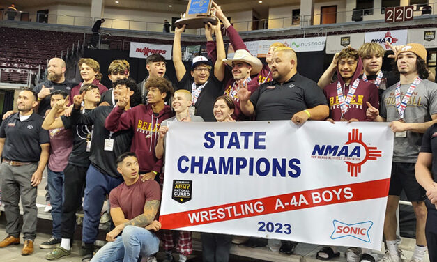 BELEN EAGLES WIN STATE WRESTLING CHAMPIONSHIP Los Lunas Tigers takes fourth place