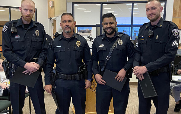 Belen police officers recognized for efforts following shooting